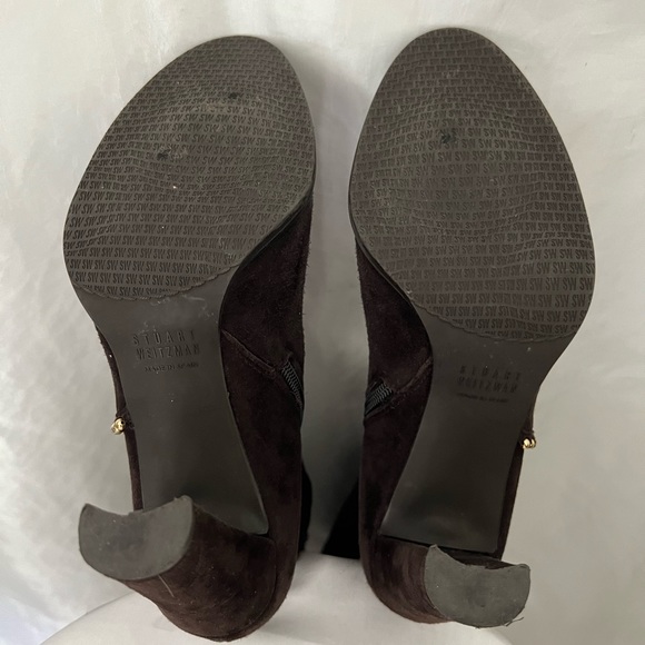 Stuart Weitzman Brown Suede Over The Knee Boots US6.5 - Picture 7 of 11